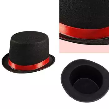 Панама Шляпа Fedora Western с короткими полями Кепка для женщин и мужчин Реквизит для фотосъемки Western Fedora для мужчин и женщин Одежда унисекс чёрный