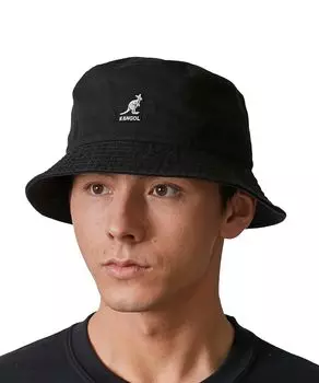 Панама стираная Bucket BLACK 23 [Kangol] (01)