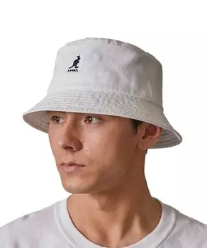 Панама Washed Bucket 23 [Kangol] БЕЛЫЙ/ТЕМНО-СИНИЙ (06)