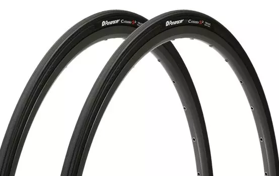 Panaracer Clincher Tire Category S2 Simple Packaging Set of 2 Black Road Cross City Long [70023C] F723-CATS-B2-2P (For Bike, Bike/Commuting, Riding,