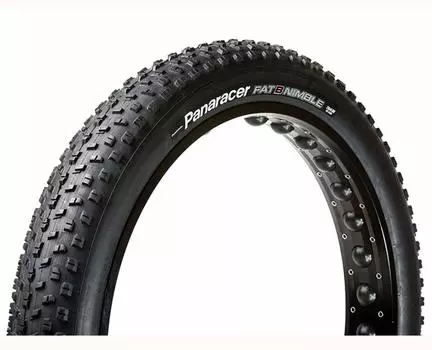 Panaracer Clincher Tire Fat B Nimble Black Fat Bike Mountain Bike City Riding Commuting MTB [293.0] [70076C] ZF2930-FAT-B (For / Race)