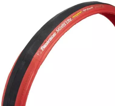 Panaracer Клинчерная шина Minute Light Side Wheel Folding [201.25] F20125RAX-MNL4 Черный/Красный (Маленький велосипед/Езда по городу/Поездка на работу)