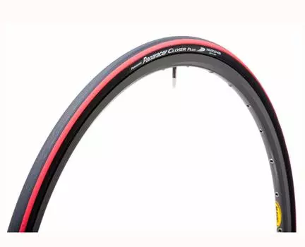 Panaracer CLOSER PLUS 700C Road Tire [Black/Red 700x25C]