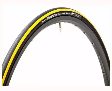 Panaracer CLOSER PLUS 700C Road Tire [Black/Yellow 700x25C]