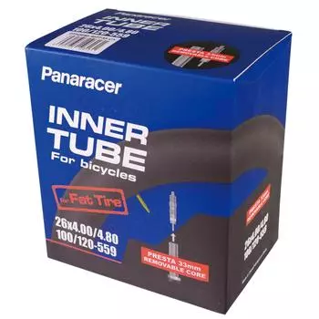 Panaracer Cycle Tube x 2 Piece Valve Presta Style 33mm [26 4.0-4.8 100/120-559] 0TH2640-48TF33-CY