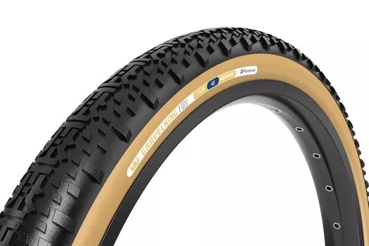 Panaracer Gravel King X1 Tubeless Ready (Второе поколение) 70035C Черный/Коричневый F735-GKX1-D2