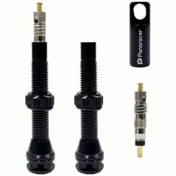 Panaracer поставляет бескамерный клапан Presta 44 мм 60 мм 80 мм для бескамерных совместимых ободов Presta 44 мм TLV-44-B черный