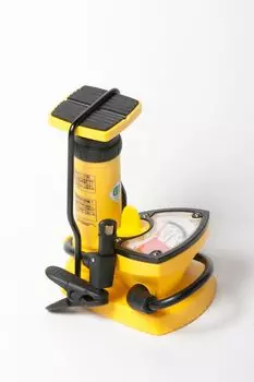 Panaracer Велосипедный Совместимый со Всем Включает Адаптер для Стандартного Насоса SG, Ножной, Клапаны, Шары/Поплавки, Желтый, Совместимый, FTP-YBG-S