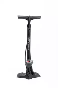 Panaracer велосипедный воздушный насос длинный шланг с манометром воздуха совместимый со всеми клапанами черная смола BFP-PGAB2-LH чёрный