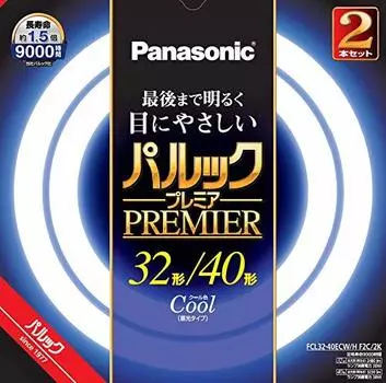 Panasonic 32 тип 40 тип круглый люминесцентный холодный цвет Panasonic Parlook Premier FCL3240ECWHF2C2K + лампа, (цвет дневного света)