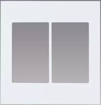 Panasonic Advanced Series Select Switch Plate 2 Series Матово-белый WTA8102W