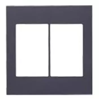 Panasonic Advanced Series Select Switch Plate 2 Series Matte Gray WTA8102H