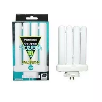 Panasonic Case Sale Set of 10 Compact Fluorescent Lights 18W Natural Color Wavelength Daylight Twin Fluorescent Lights Twin 2 Parallel Planar (3