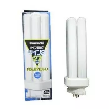 Panasonic Case Sale Set of 10 Compact Fluorescent Lamps Fluorescent Lamps Twin 2 bundled 27W Cool Color Wavelength Daylight Twin (4 bridge) (3