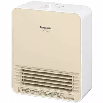 Panasonic Ceramic Fan Heater Pokkalet Splashproof Toilet Dressing Room White DS-FP600-W