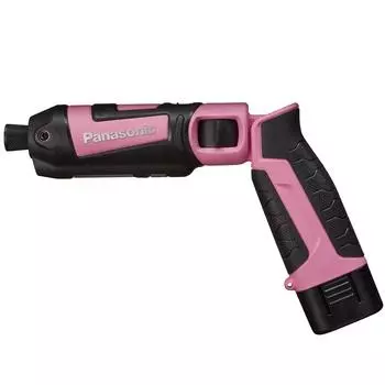 Panasonic Charging Stick Impact Driver battery pack x Torque Wide Spot LED Equipped Pink 7.2V (1.5Ач 2/зарядное устройство/чехол в комплекте) 25N m EZ7521LA2S-P розовый