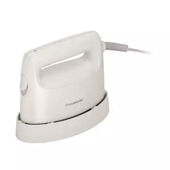 Panasonic Clothes Steamer Powerful Steam Compact Lightweight 2-way Pressable Deodorizing Disinfecting Ivory NI-FS430-C