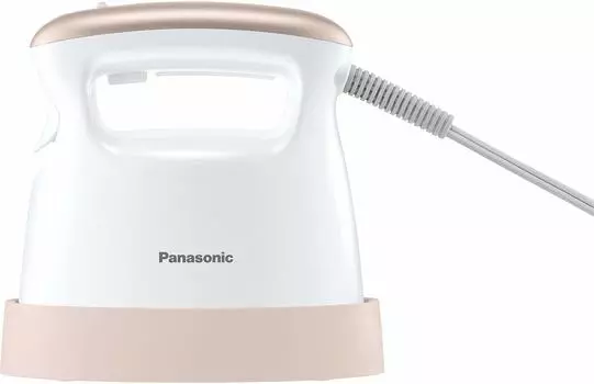 Panasonic Clothing Steamer Steam Iron Basic Model Rise in 30 Seconds Pink Gold Tone NI-FS410-PN