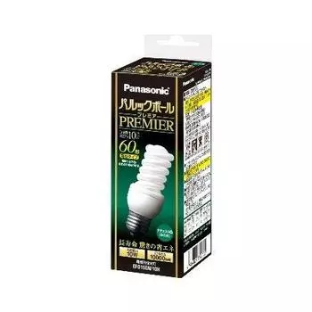 Panasonic Компактная люминесцентная лампа Parlook Ball Premier D15 тип натуральный цвет EFD15EN10H (дневной белый)