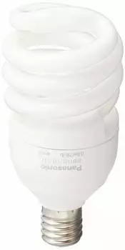 Panasonic Compact Fluorescent Light Parlook Equivalent to 60W Light Base Diameter Equivalent to Light Bulb Color EFD15EL11EE17 Ball, Bulb, 17mm,