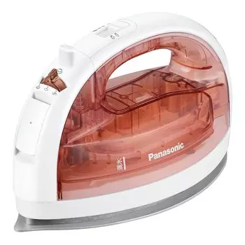 Panasonic Cordless Steam W Head Iron Pink Beige NI-WL407-P