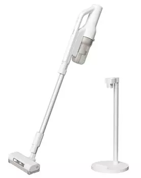 Panasonic Cordless Stick Vacuum Cleaner White Micro Mist Brush LED Light MC-SB70KM-W Tangle-Free