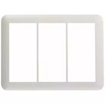 Panasonic Cosmo Series Wide 21 Switch Plate 3 Series White WTC7103W