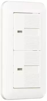 Panasonic Cosmo Wide 21 Embedded Hotaru Double Switch B Set of 3 WTP50512WP