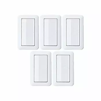Panasonic Cosmo Wide Embedded Double Switch B WTP50012WP packaged (Single Cut) [5 pieces] [Genuine product]