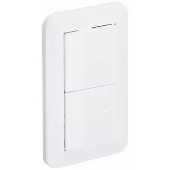 Panasonic Cosmo Wide Embedded Double Switch B (Single Cut) WTP50012WP [Genuine Package Product]