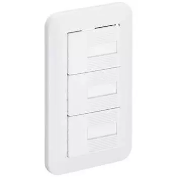 Panasonic Cosmo Wide Embedded Name Triple Switch B WTP50613WP [Genuine Package Product] White