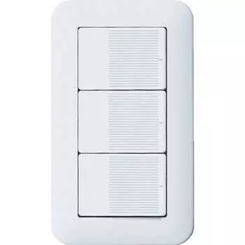 Panasonic Cosmo Wide Embedded Triple Switch B (Single Cut) WTP50013WP [Genuine Package Product]