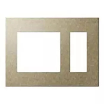 Panasonic Дополнительная металлическая пластина для 2 соединительных отверстий 3 Виброотделка Золото WNS9653Y SO-STYLE +