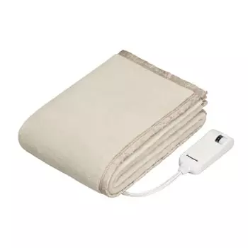 Panasonic Electric Blanket Single 160 x 85cm Washable with Room Temperature Sensor Beige DB-UM4LS-C
