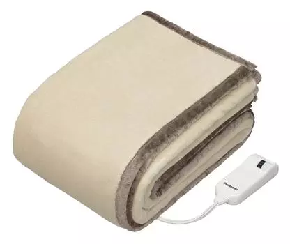 Panasonic Electric Can Be Used as a Equipped with a Room Temperature 8 Levels of Temperature Dust Mite Fully 188 x 137 Beige Blanket, Blanket, Sensor,