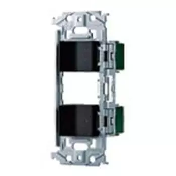 Panasonic Embedded Switch Set Pilot Switch C 4A x 2 Matte Black WNSS51797B SO-STYLE