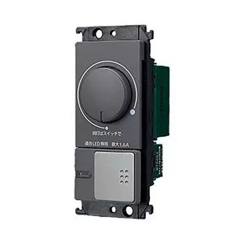 Panasonic Glacier Series Round LED Embedded Dimmer Switch C Firefly Switch C Compatible LED Only Rotary Type with Lower Limit Illuminance Setting