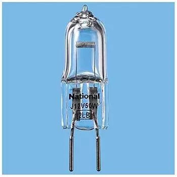 Panasonic halogen lamp 12V 50W type G6.35 cap clear J12V50W