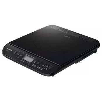 Panasonic IH Кухонная плита IH 1400 Вт Сделано в Японии Настольная 7 уровней регулировки мощности Бесшумная конструкция Черный KZ-PH34-K