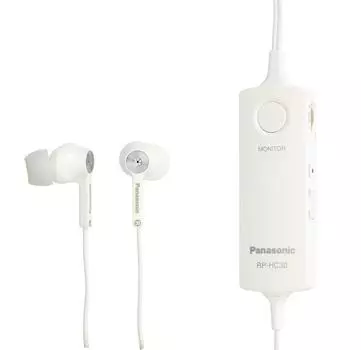 Panasonic Канальные наушники с шумоподавлением белые RP-HC30-W