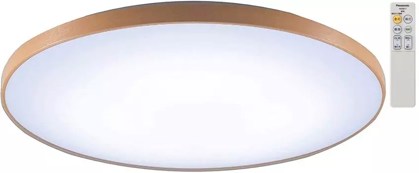 Panasonic LED Ceiling Light Type with Remote Control Tatami Medium Brown Finish Dimmable/Tonal ~8 HH-CE0819AH