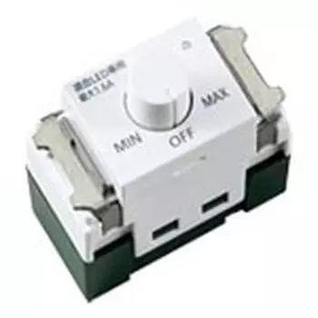 Panasonic LED Embedded Reverse Phase Dimmer Switch B Compatible LED Only Rotary Type with Lower Limit Illuminance Setting Function Matte White