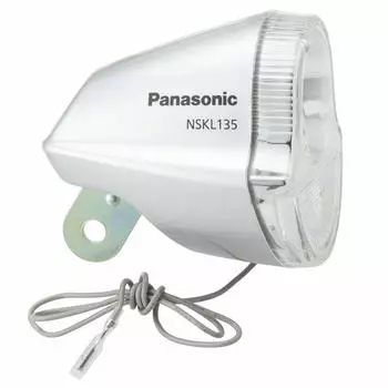 Panasonic LED hub dynamo light foot light bicycle silver W65 x D76 x H69mm NSKL135-S