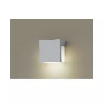 Panasonic LGW85111U Задний выходной светильник, монтируемый непосредственно на стену, тип лампочки 40, серебристый металлик, цвет таблички, защита от дождя