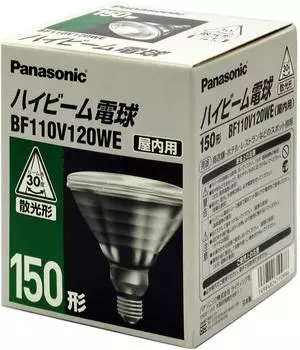 Panasonic light bulb high beam light bulb diffused type 110V120W 150 type indoor use