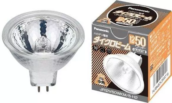 Panasonic light JR12V50WKM5H2 bulb/glow