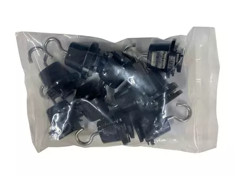 Panasonic Lighting Wiring Shopline Hanging Hook Black Set of 10 DH8543B