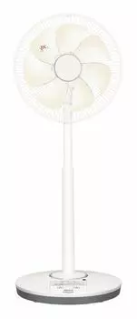Panasonic living room fan DC motor with temperature silky beige sensor, off/on timer, F-CU338-C