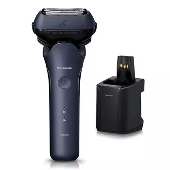 panasonic mens shaver lamb dash 3 blades blue With fully automatic washer You can shave in the bath ES-LT8B-A