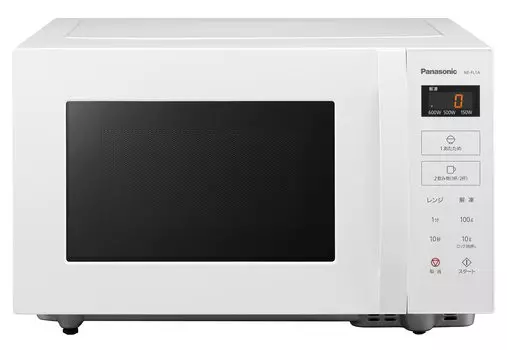Panasonic Microwave Single Function Flat Table 22L New Life Speed Warming Hertz Free White NE-FL1A-W